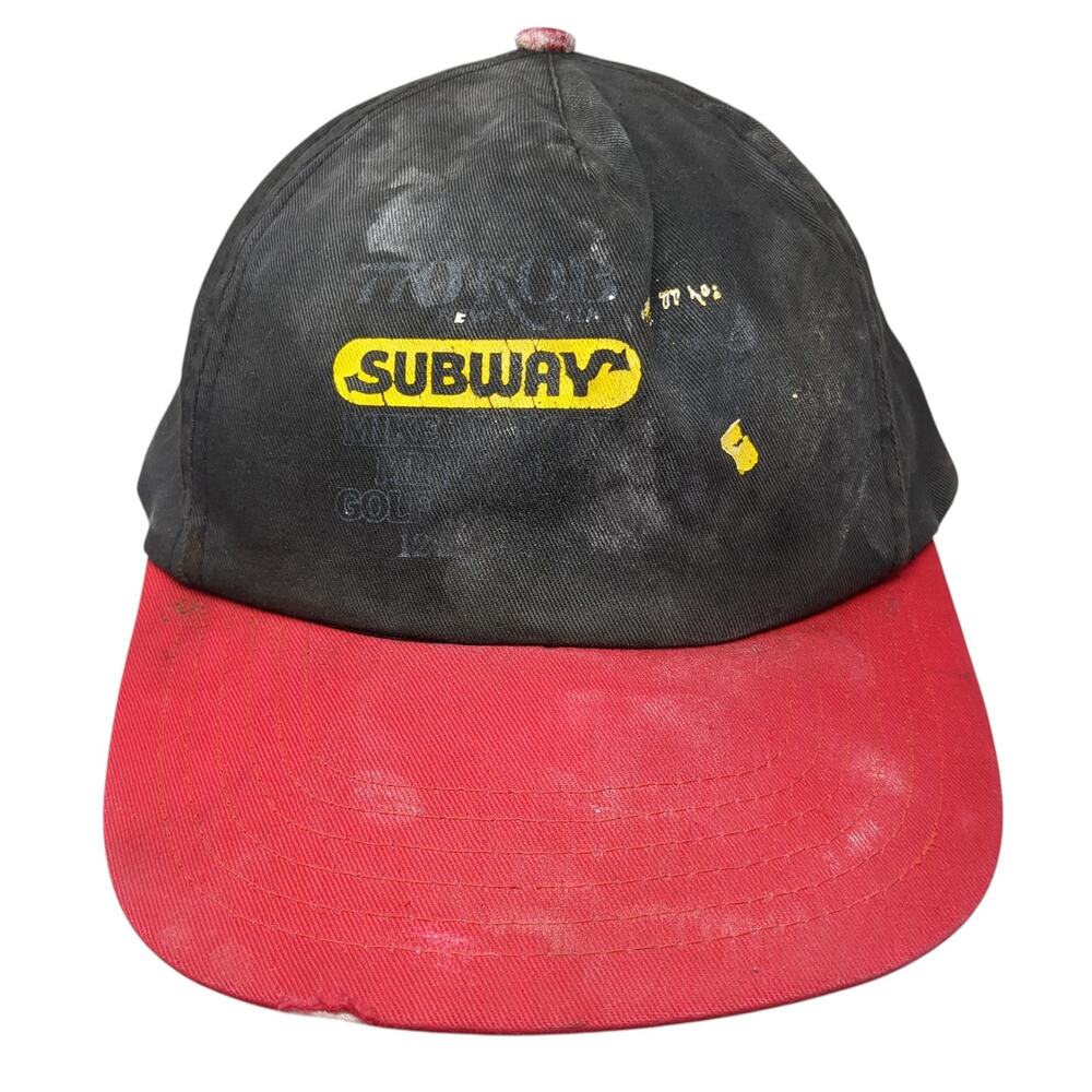 Subway Snapback 5 Panel Cap Multicolor One Size Adjustable Vented Holes Tc Brand